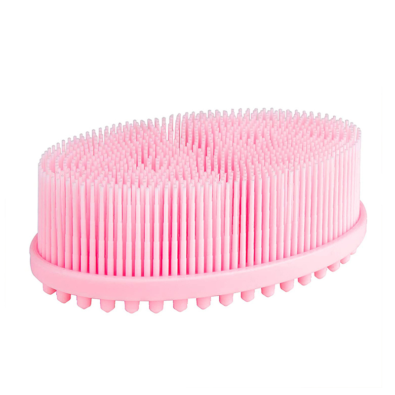 Exfoliating Silicone Body Scrubber, Bath Brush