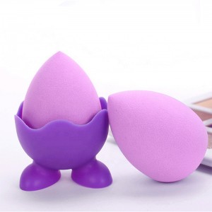 Anpassad silikon sminkhållare för kosmetiska blender makeup svampar