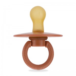 Hållbar matkvalitet Silikon Naturlignyföddnapp för spädbarn